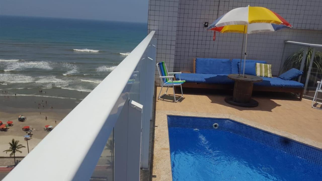 Cobertura com Piscina e Churrasqueira Mongaguá SP Apartamento Exterior foto